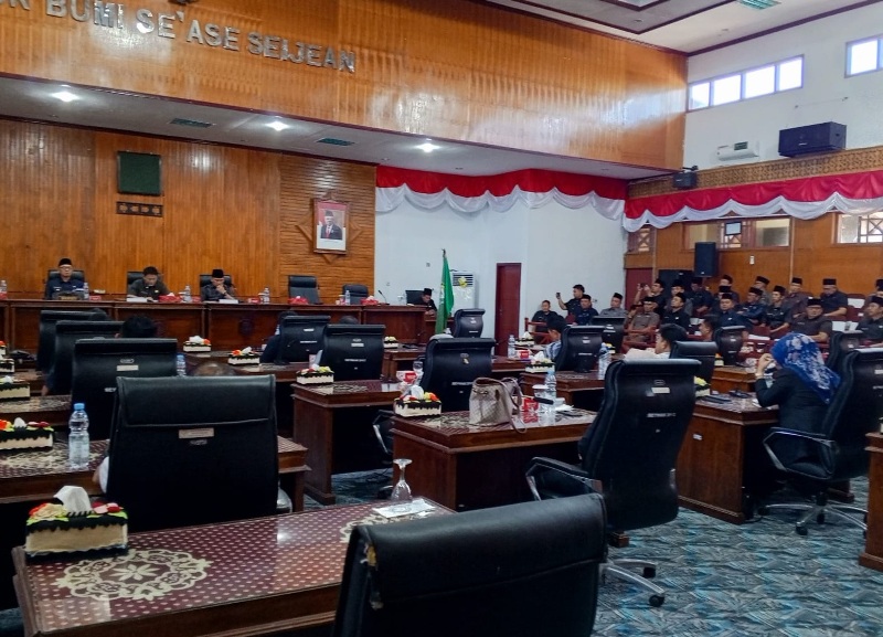  Dipimpin Ketua Sementara,  DPRD Kaur Periode 2024-2029 Gelar Sidang Paripurna Perdana  