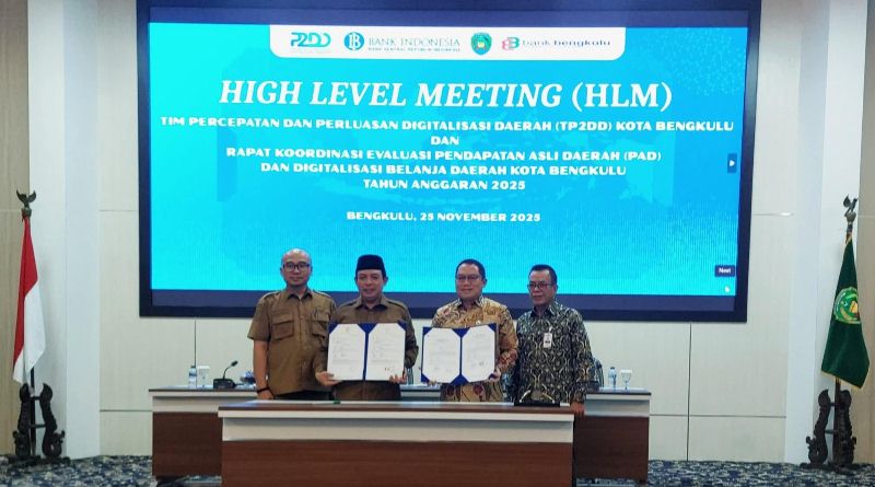 Kendalikan Inflasi, Bank Indonesia Hibahkan Satu Unit Mobil Operasional ke Pemkot Bengkulu