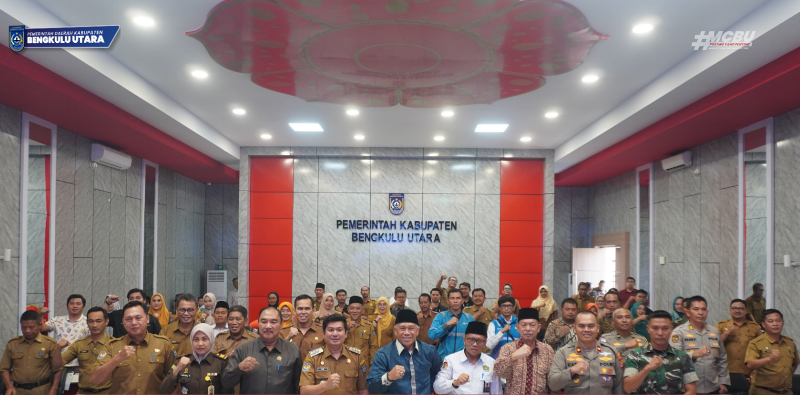 Pimpin Rapat  Hari Ulang Tahun  Bengkulu Utara,  Bupati  Minta Semua Sektor Untuk Laporkan Progres