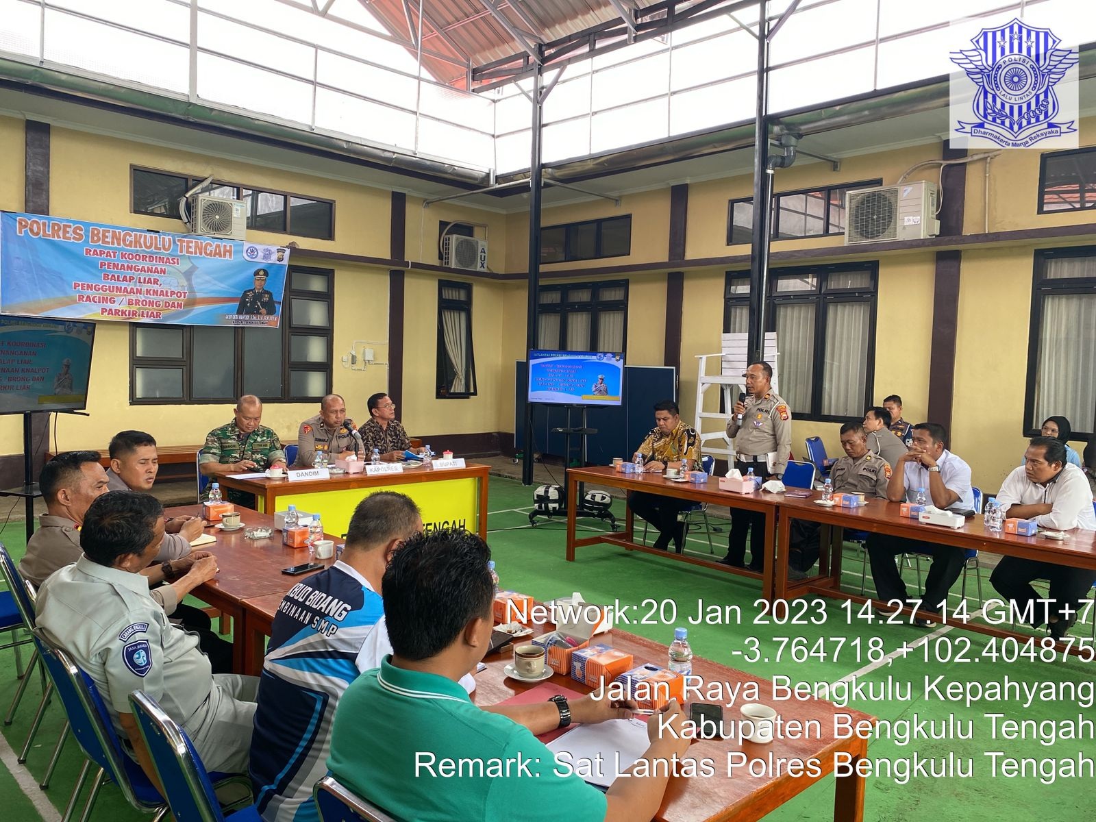 Satlantas Polres Benteng Gelar   Razia Knalpot Racing