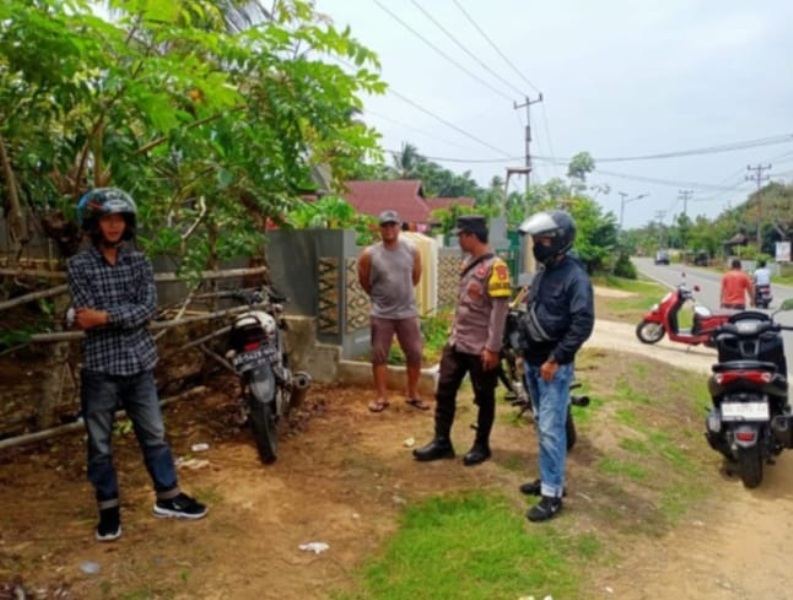 Kecelakaan di Depan Pyo Salon Desa Tanjung Aur I , Kakek dan Pelajar Meninggal 
