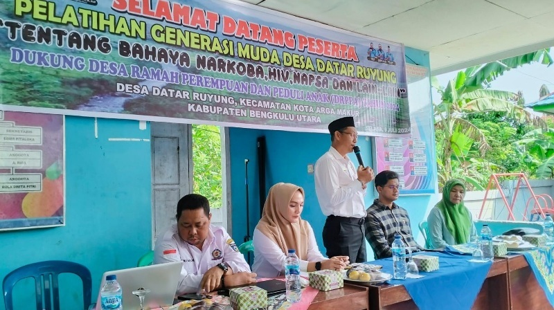 Desa Datar Ruyung Arga Makmur Gelar   Pelatihan Bagi Generasi Muda