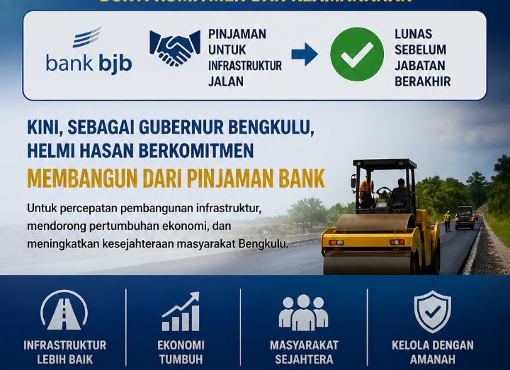 Bangun Infrastruktur dari Skema Pinjaman, Helmi Hasan Andalkan Pengalaman Saat Jadi Wali Kota