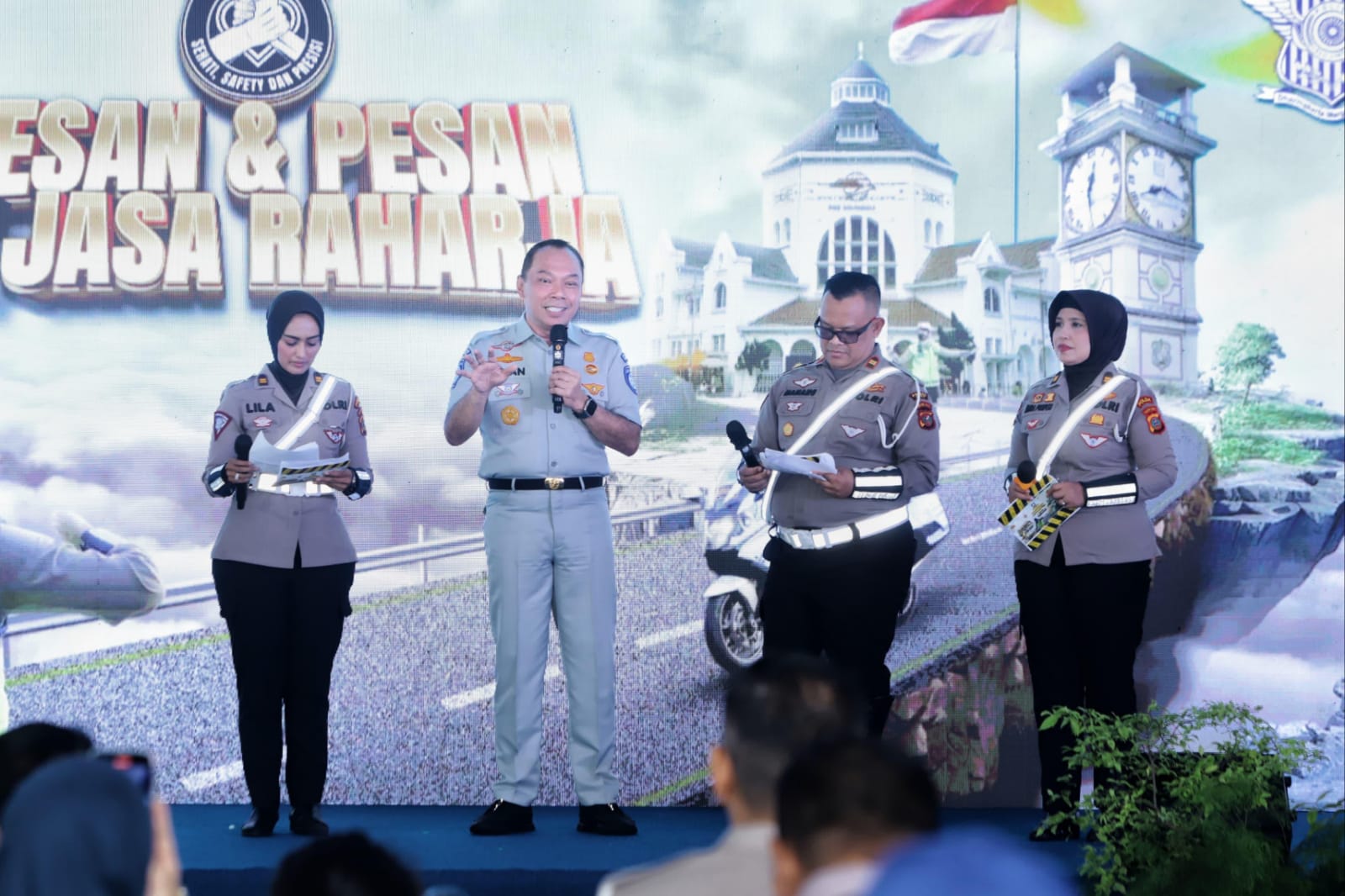 Jasa Raharja dan Korlantas Polri Gaungkan Keselamatan Berkendara di Gebyar Keselamatan 2024