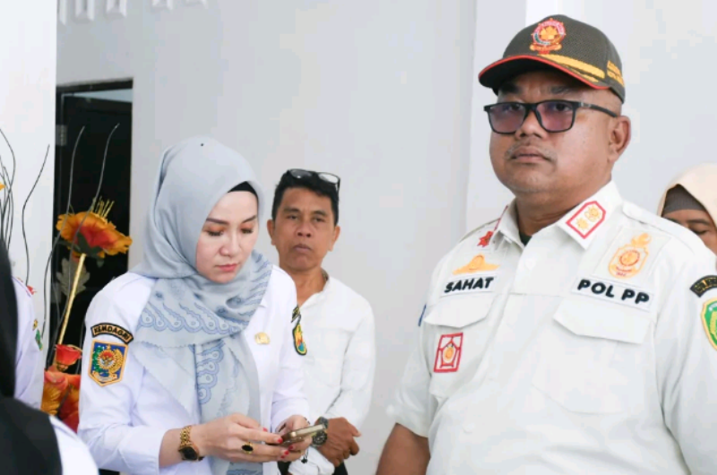 ​Tertibkan Pedagang, Satpol PP Kota Bengkulu Apel Pagi di Pasar Panorama 