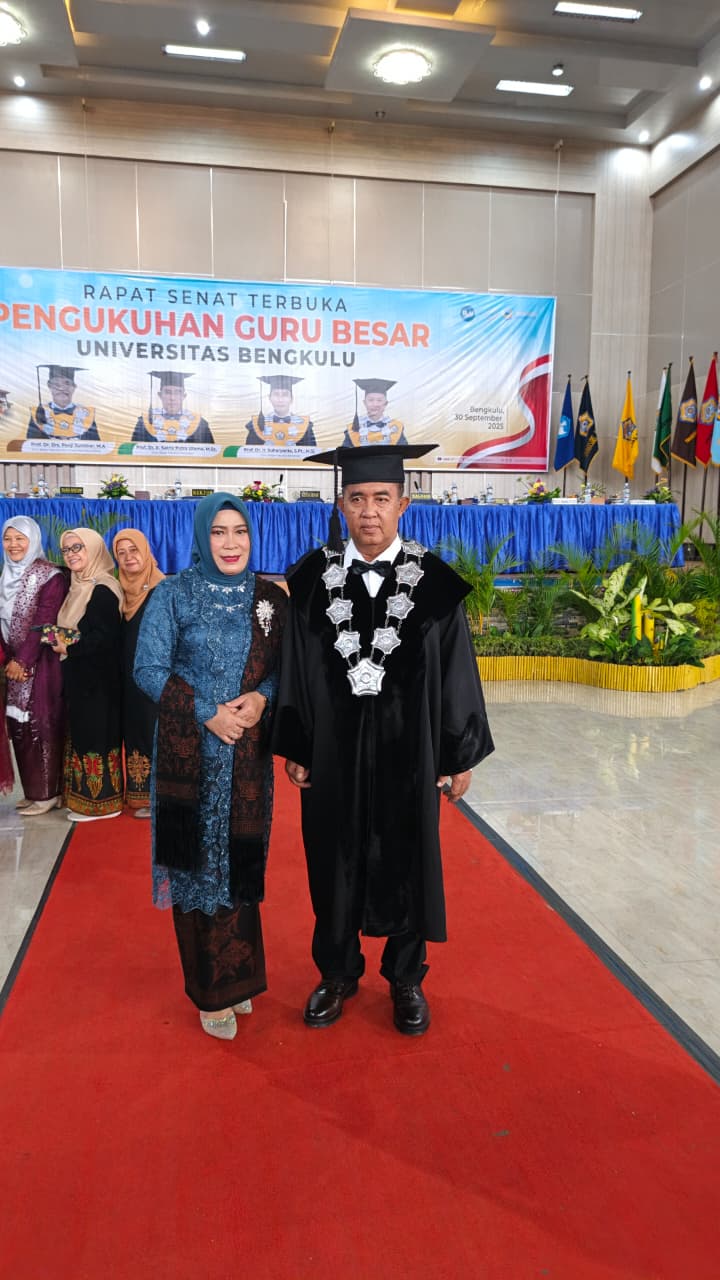 Prof. Dr. Ir. Satria Putra Utama, M.Sc, Profesor Berdarah Minangkabau Yang Meneliti Ketahanan Pangan Bengkulu