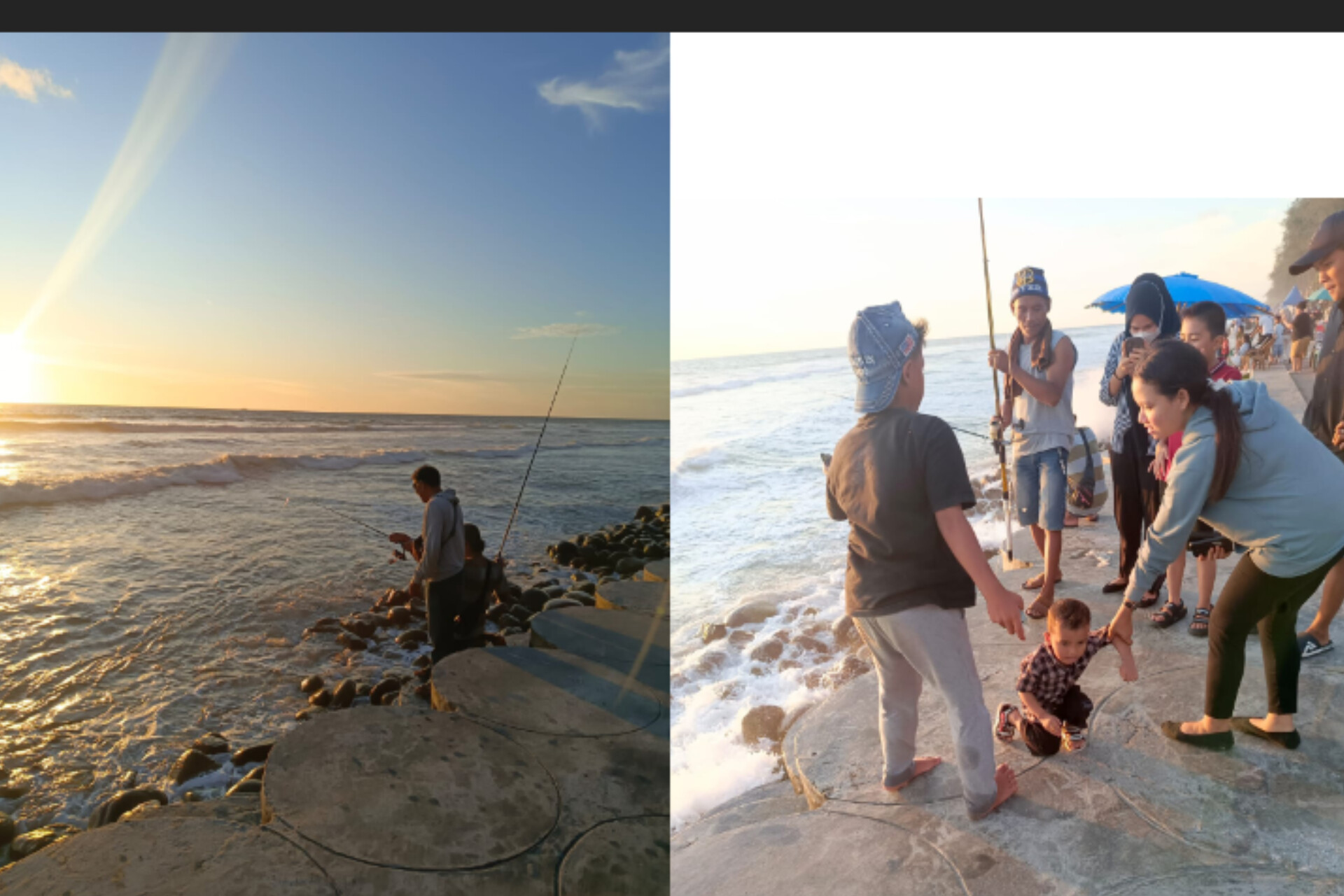 Pesona Memancing di Pinggiran Pantai Panjang Menjadi Tren Hiburan Bagi Masyarakat Bengkulu