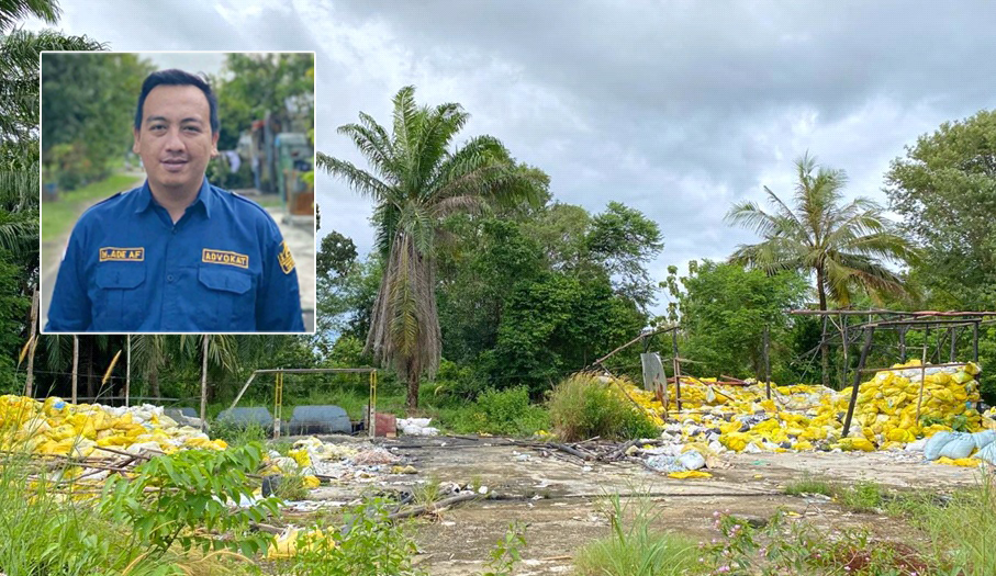 Bau Menyengat dari Gudang Penyimpanan Limbah Medis PT EH BS di Kota Bengkulu Bikin Resah