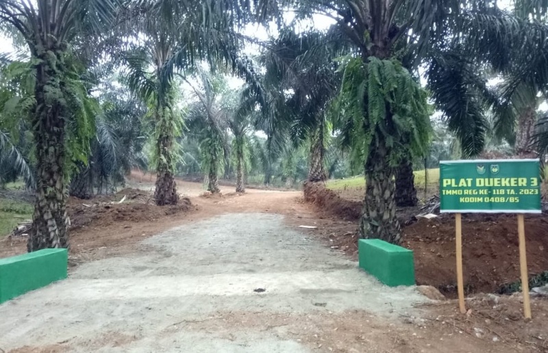 Pengerjaan Pembukaan Jalan dan Plat Deuker TMMD Bengkulu Selatan Nyaris Tuntas 