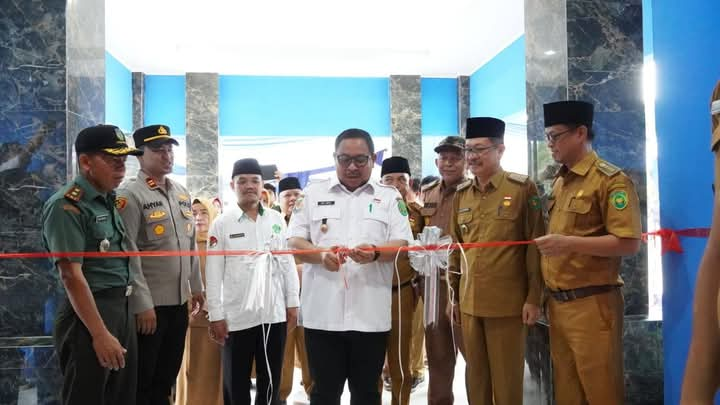 Usai Terbakar dan Terbengkalai, Akhirnya Kantor Camat Ratu Agung Diresmikan, Ini Harapan Pj Walikota Bengkulu