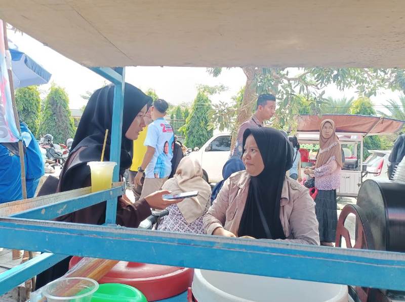 Pelaku UMKM Bengkulu Raup Untung Besar  Saat Konsolidasi Relawan Prabowo-Gibran di Balai Buntar
