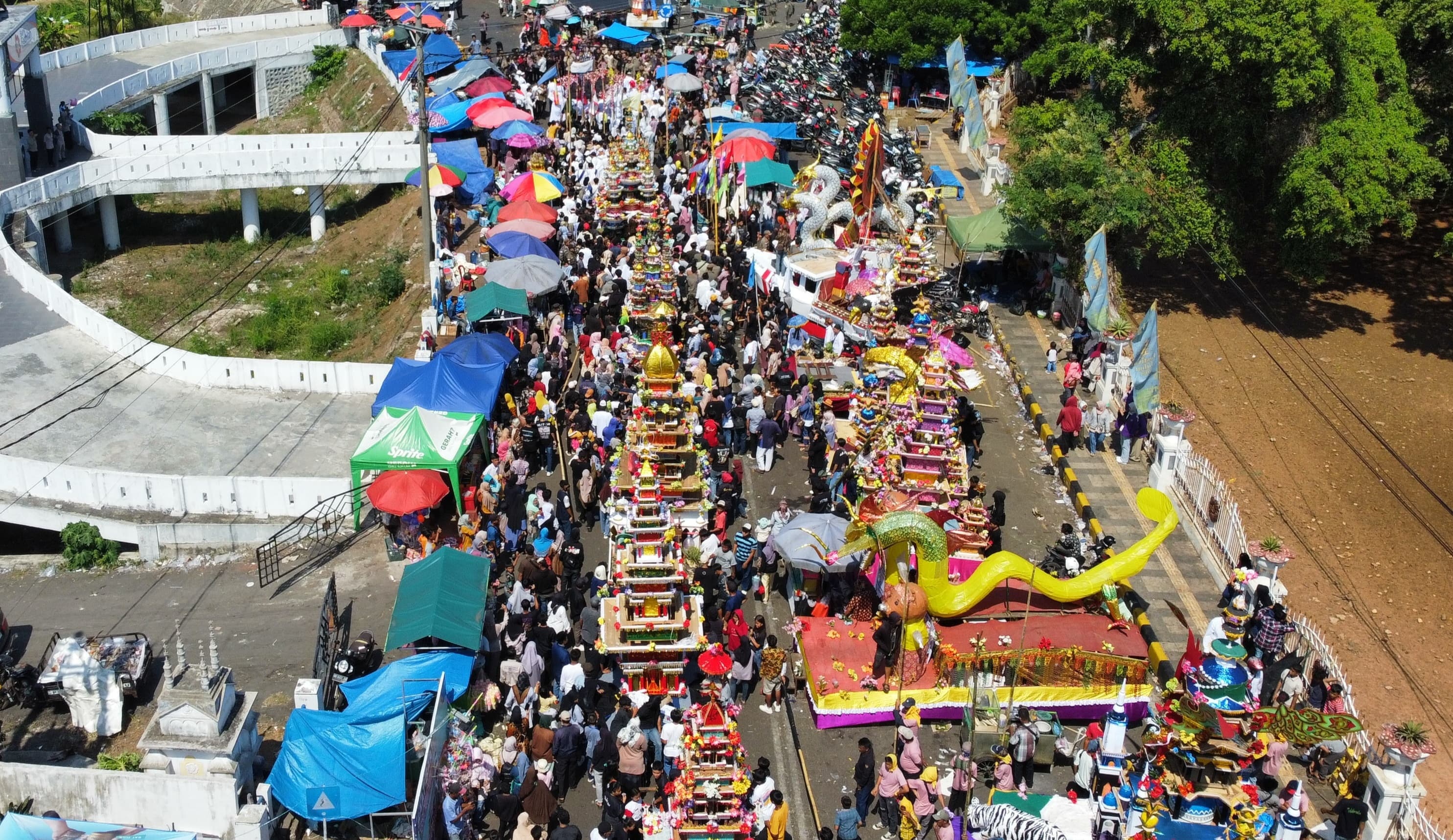 Puncak Prosesi Ritual Budaya Tabut di Provinsi Bengkulu Tahun 2024 Jadi Perhatian Wisatawan