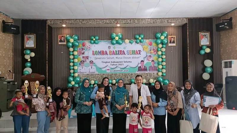 Ini Dia Pemenang Lomba Bayi Sehat Tingkat Kabupaten Seluma