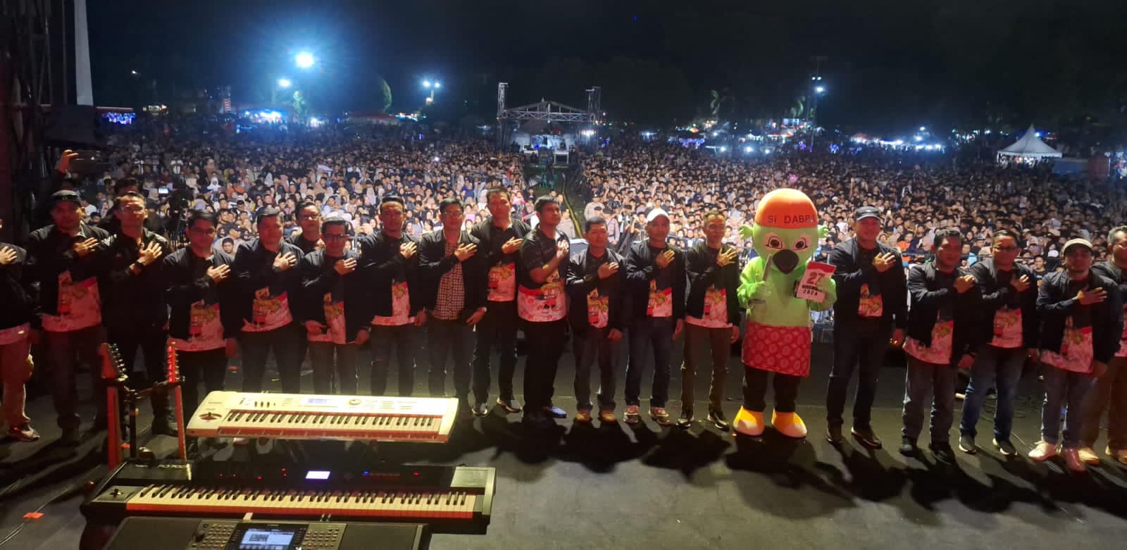 Sukses, Peluncuran Maskot Pilkada  Oleh KPU Bengkulu Utara 