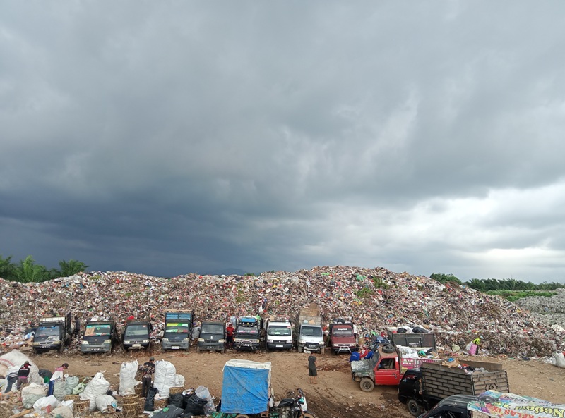 Ini Kondisi Sampah Terkini  di TPA Air Sebakul Kota Bengkulu