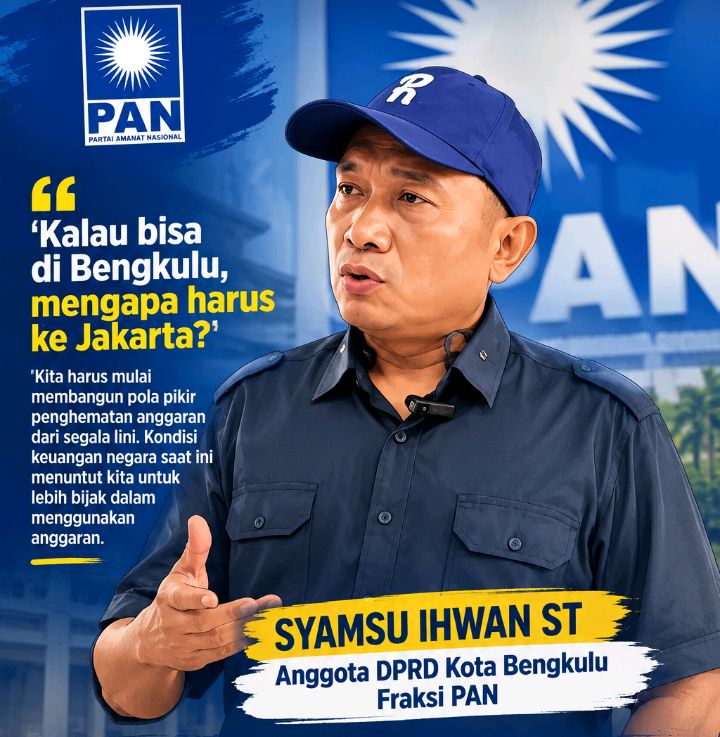 Syamsu Ihwan ST Dorong Bimtek DPRD se-Bengkulu Digelar di Daerah, Bukan Jakarta