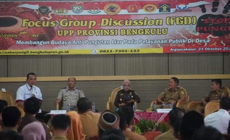 Bengkulu Utara Apresiasi Kegiatan FGD Bersama UPP Saber Pungli Provinsi 