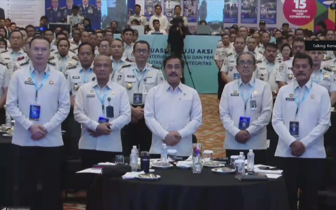 Rutan Kelas II B Manna Ikuti Rakor dan Peluncuran Aplikasi STAR Pro 