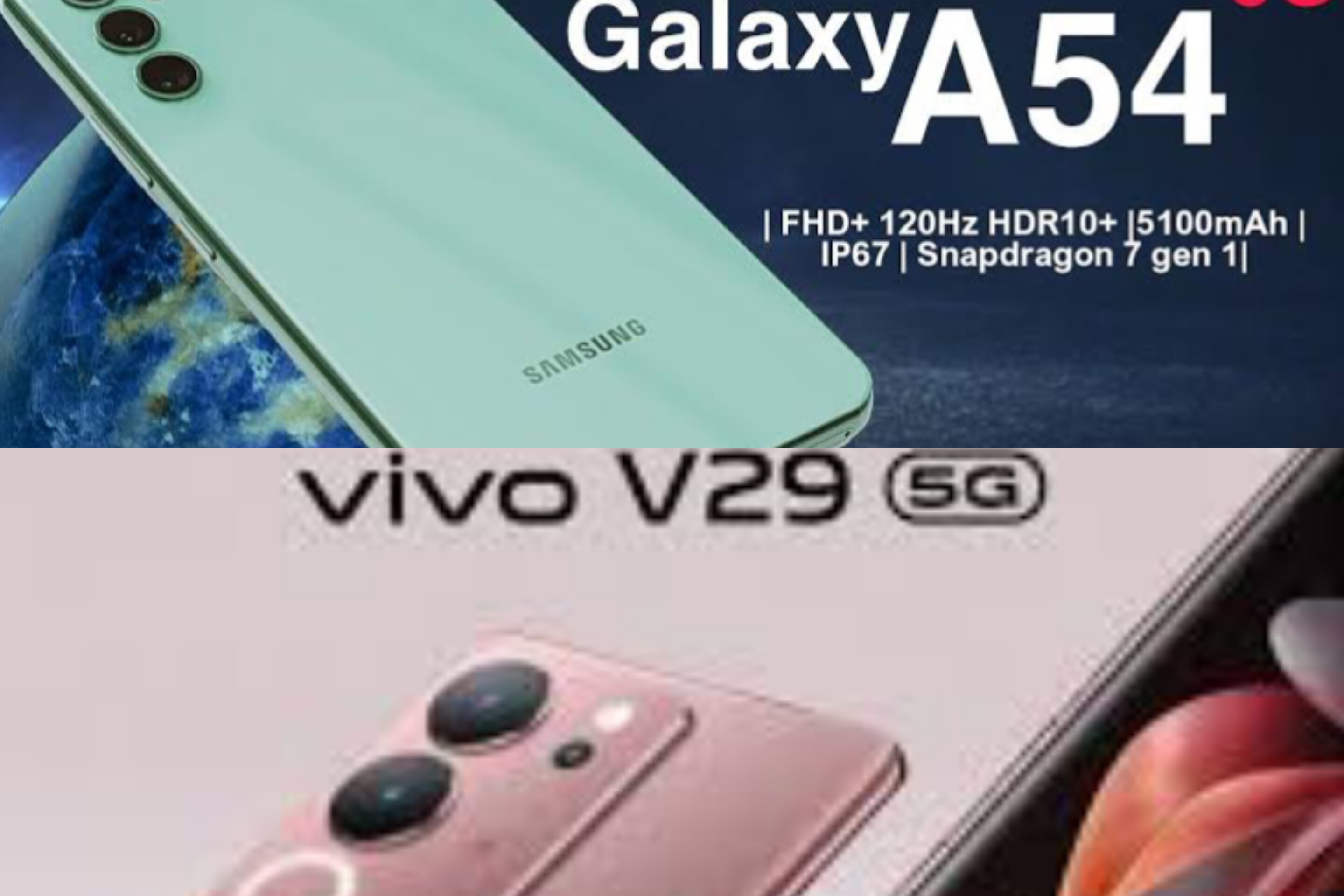 Persaingan Kualitas Kamera Handphone Samsung Galaxy A54 vs Vivo v29, Mana yang Lebih Unggul?