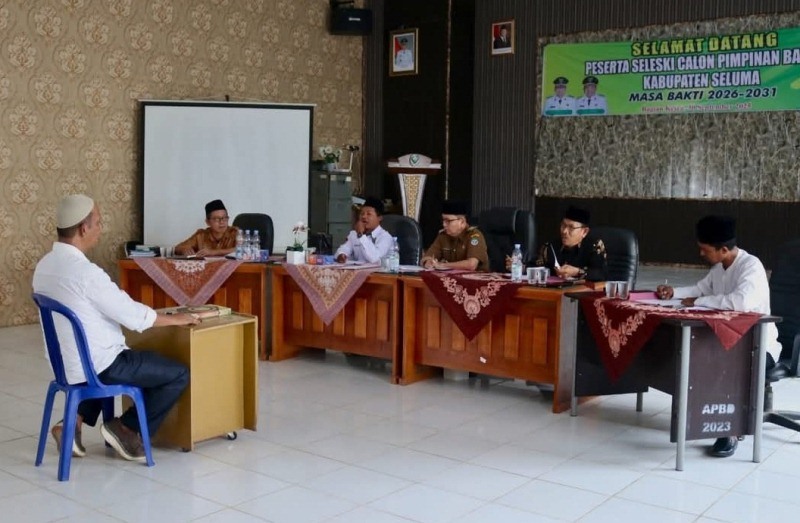 Meningkat, 12 Peserta Ikut Kompetisi Komisioner Baznas Kabupaten Seluma