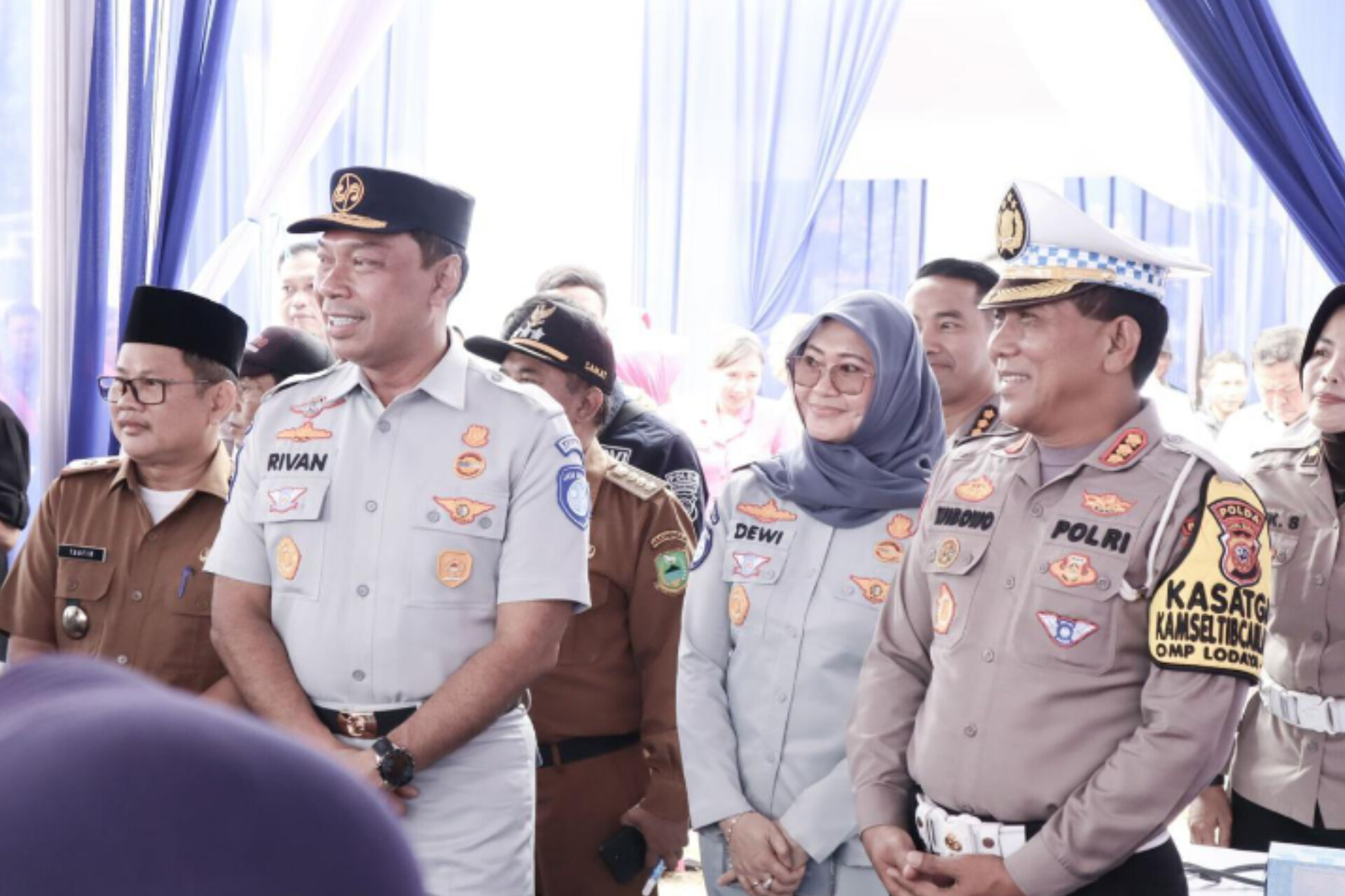 Peringati HUT ke-69 Lalu Lintas Bhayangkara, Korlantas Polri Bersama Jasa Raharja Bakti Sosial di Kuningan