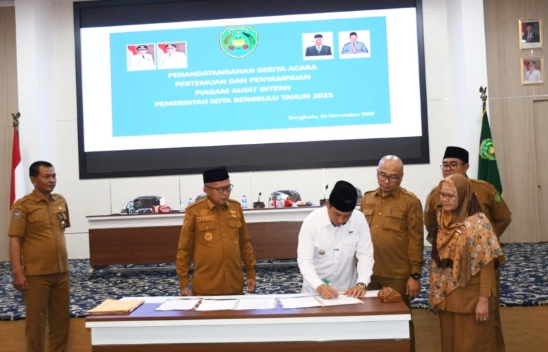 Perkuat Peran Inspektorat, Pemkot  Bengkulu Berkomitmen Berantas Korupsi