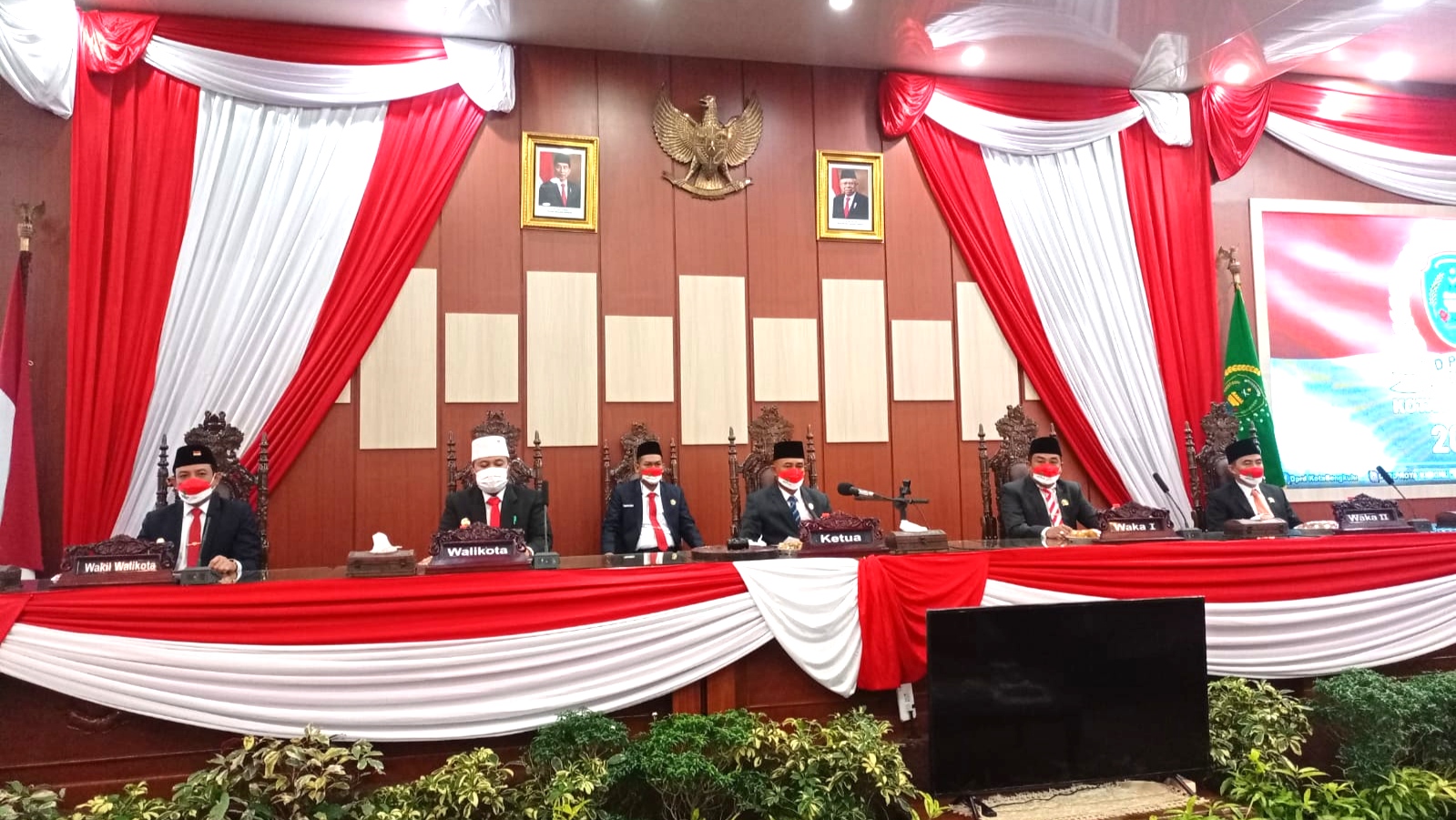 DPRD Kota Bengkulu Lakukan Sidang Paripurna HUT RI ke 77