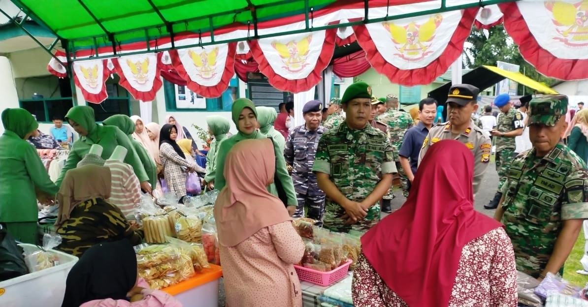 Sambut Idul Fitri, Kodim 0428/Mukomuko Gelar Bazar Murah 