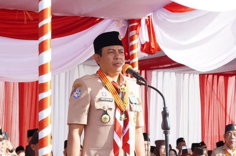 Walikota Jadi Pembina Upacara Hari Gerakan Pramuka ke-64