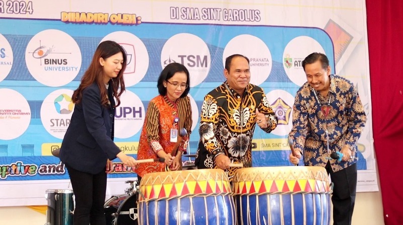 Sukses dan Meriah, 16 PTN dan PTS Ternama Indonesia  Ramaikan Edufair SMA Sint Carolus Bengkulu