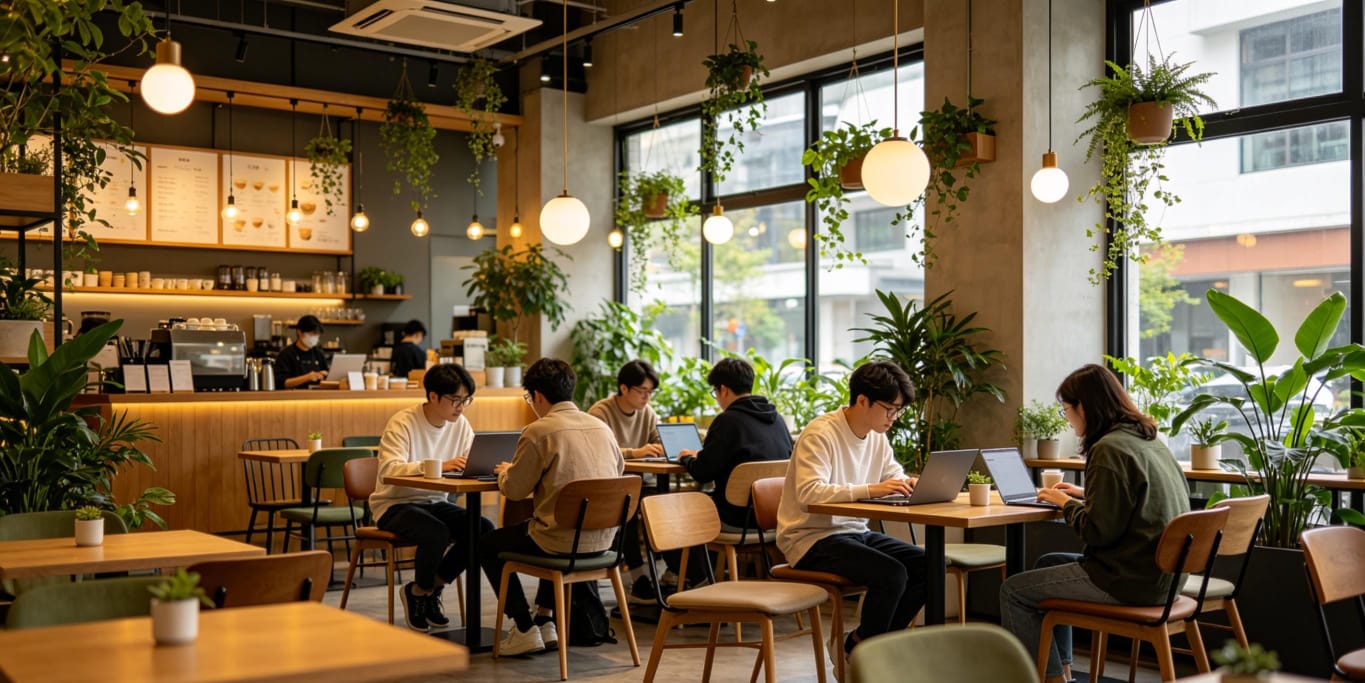Cafe Bukan Lagi Tempat Nongkrong, Tapi Kantor Kedua Anak Muda