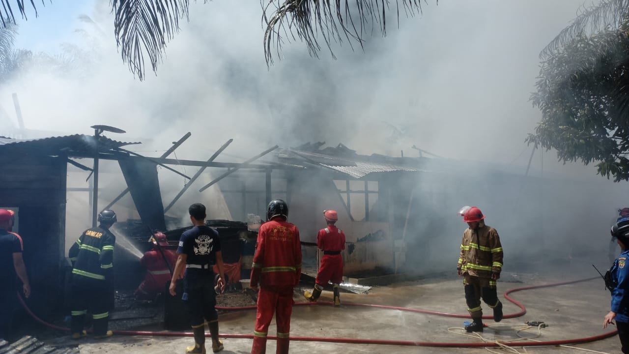 Bedengan di Nusa Indah Ludes Terbakar, Sebelum Kejadian Sempat  Terlihat Anak-Anak Main Api