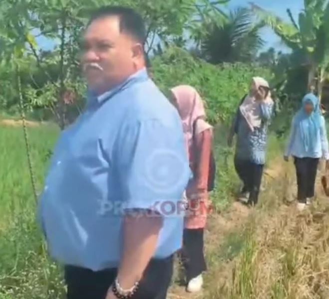 Tinjau Tebat Baghu yang Kekeringan, Bupati Bengkulu Selatan  Segera Lakukan Revitalisasi 
