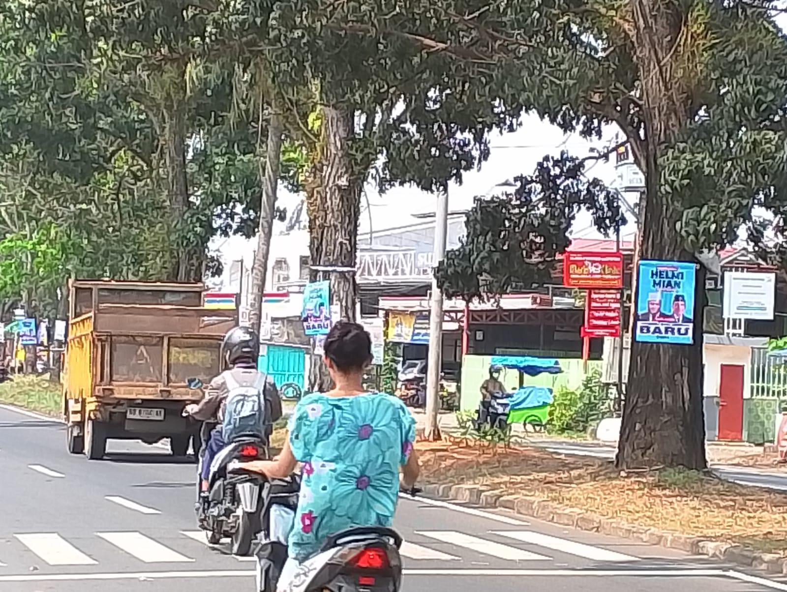 Spanduk dan Poster Calon Kepala Daerah Bengkulu Nancap di Pohon Mulai Menjamur, DLH Angkat Tangan