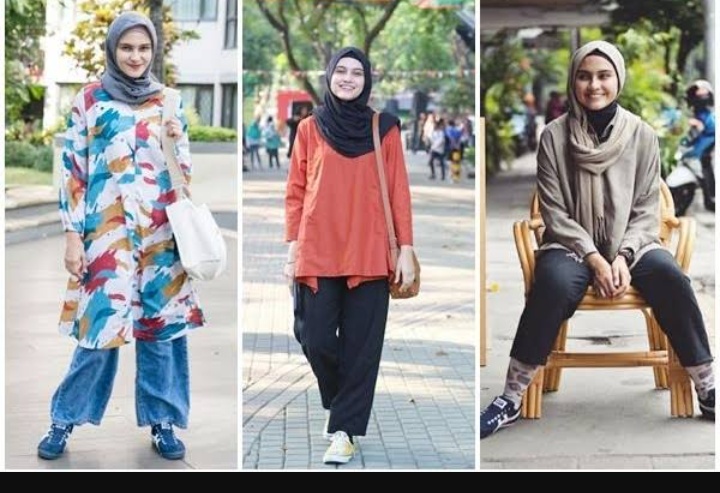 5 Tren Tunik Terbaru, Fashion Glamor ala Eropa dengan Hijab
