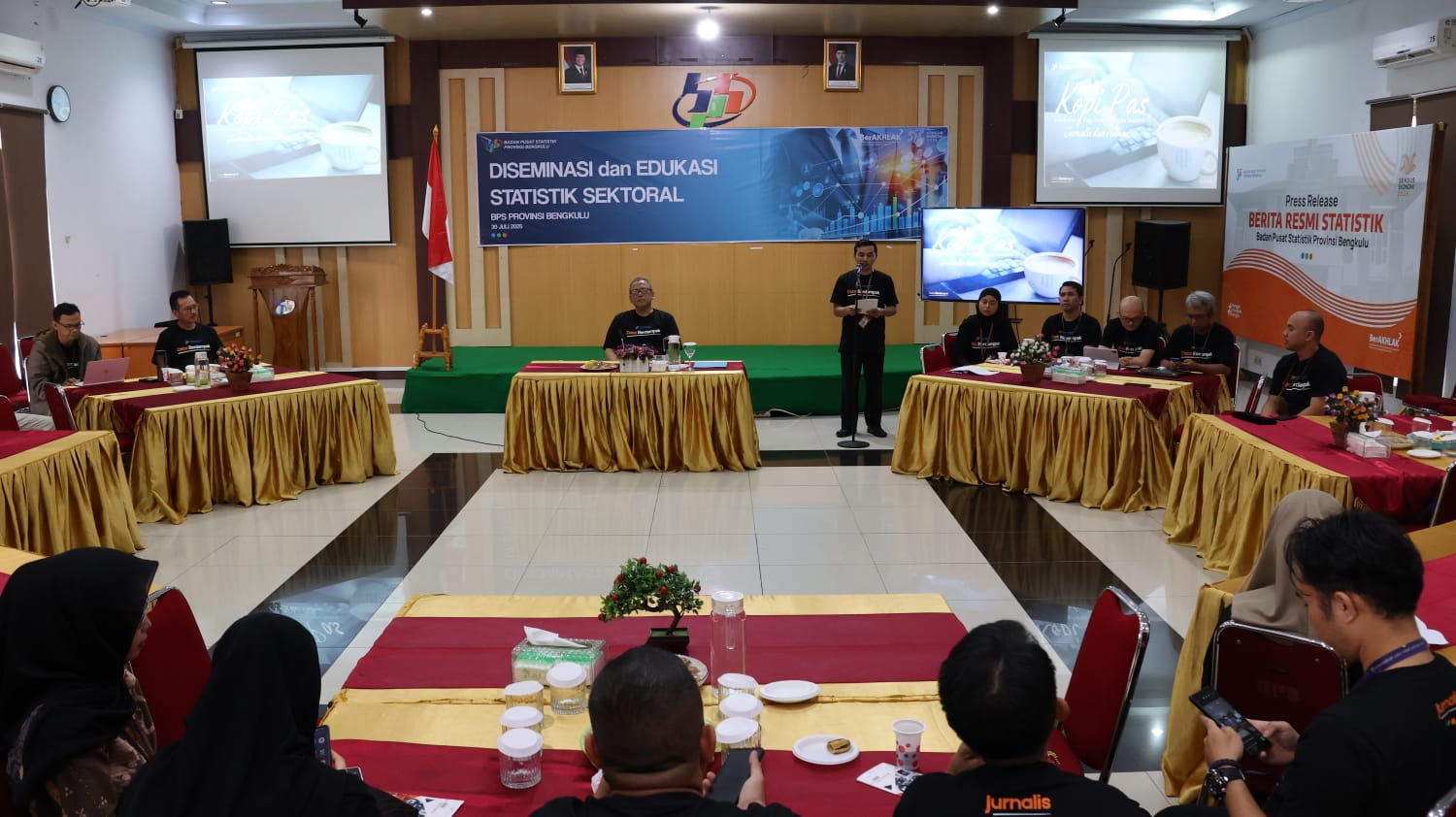 Kepala BPS  Win Rizal Ajak Media di Bengkulu Meningkatkan   Literasi Statistik untuk Publik 