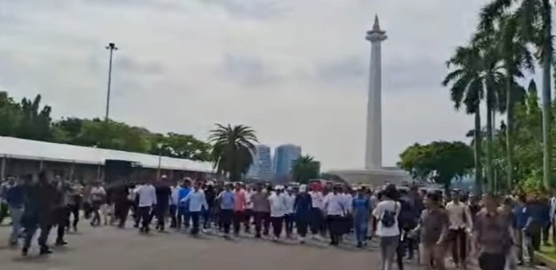 Bupati dan Wabup Seluma  Ikut Gladi Bersama Kepala Daerah se-Indonesia di Monas