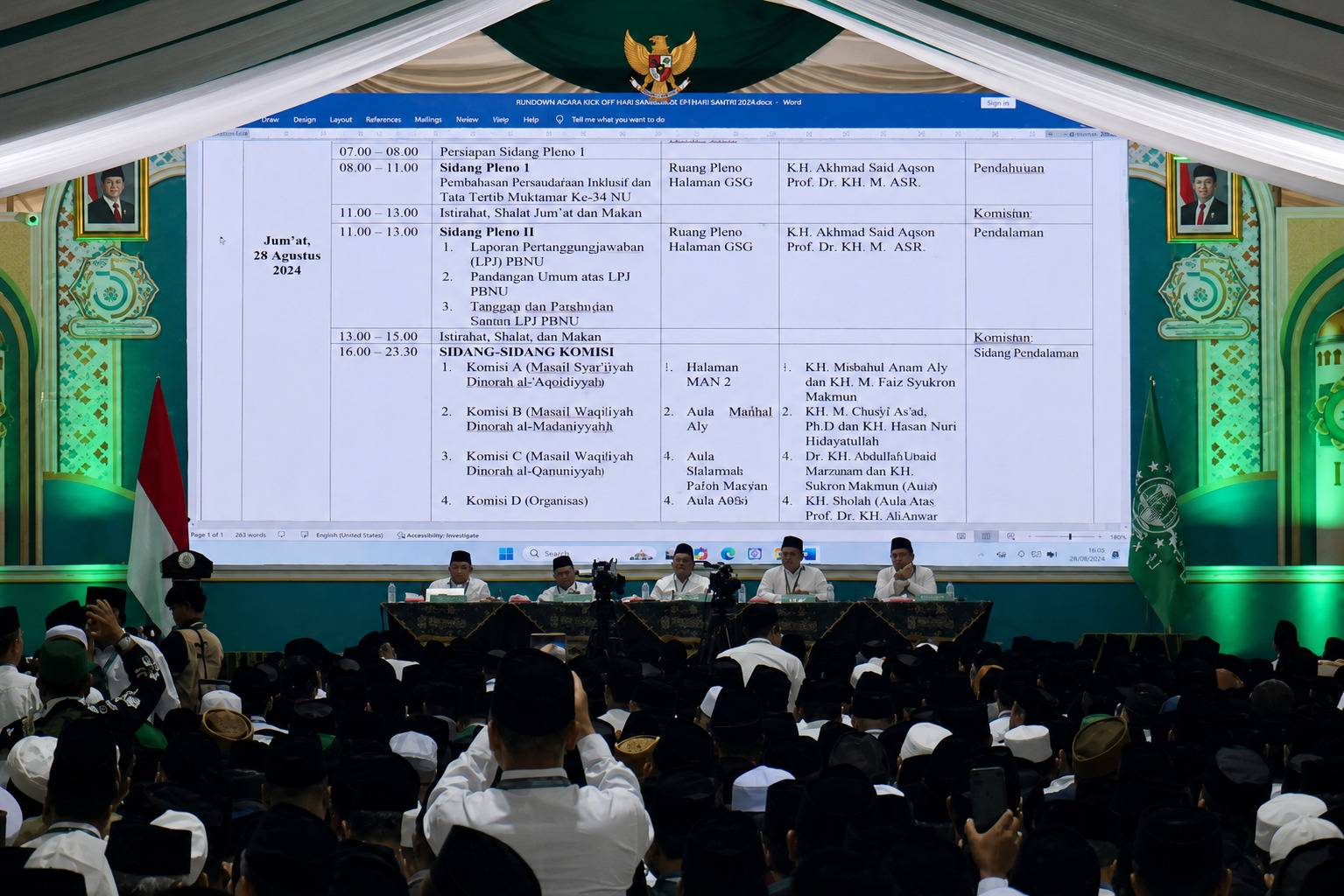 Molor, Pemilihan Rais Aam dan Ketua Umum PBNU Digelar Hari Ini