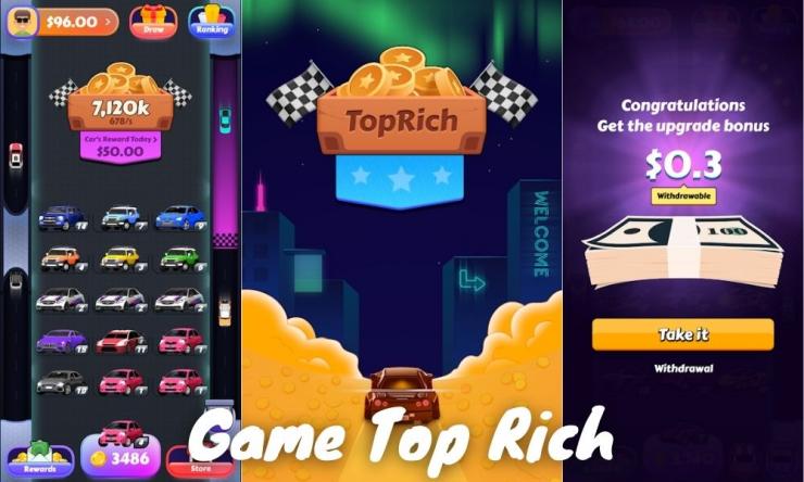 TopRich Game Penghasil Saldo DANA Gratis Terbukti Cair Rp 200 Ribu