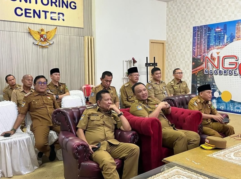 Wakil Walikota Bengkulu Ikuti Rakor Pengendalian Inflasi Daerah Membahas Koperasi Merah Putih