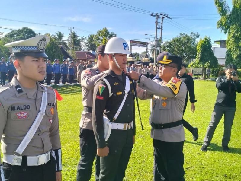 Dirikan Tiga Posko, Polres Bengkulu Selatan Gelar Pasukan Operasi Kepolisian Terpusat Lilin Nala 2024