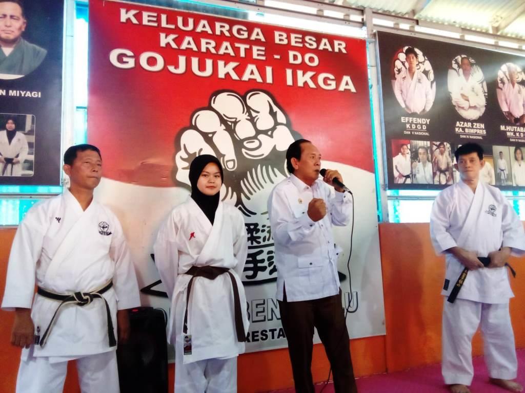 Nuzuludin Pembina Karate Gojukai Bengkulu Target Bawa Pulang Medali Emas dari Kejuaraan Karate Dunia di Jepang