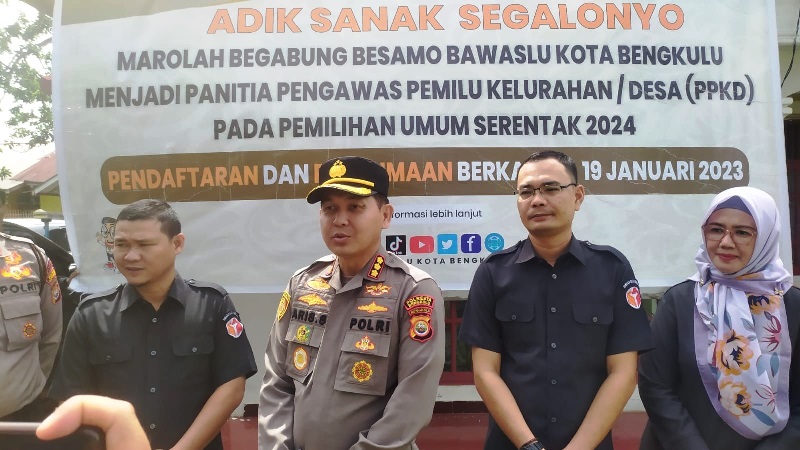 Kapolresta Datangi Bawaslu Kota Bengkulu, Ada Apa?