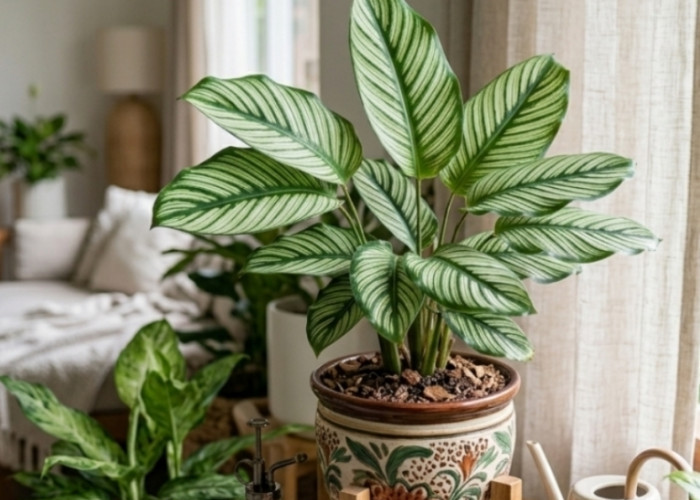  Begini Cara  Merawat Calathea Merak yang Benar Agar Tetap Lembab dan Memukau