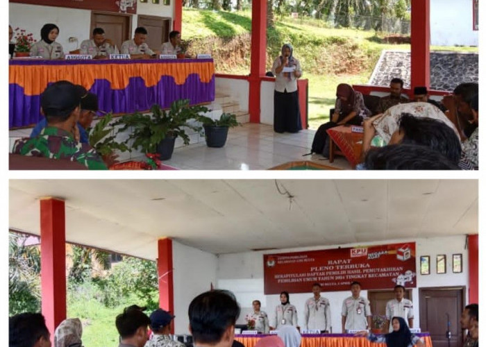 Lancar, Pleno Rekapitulasi DPHP di Kecamatan Giri Mulya 