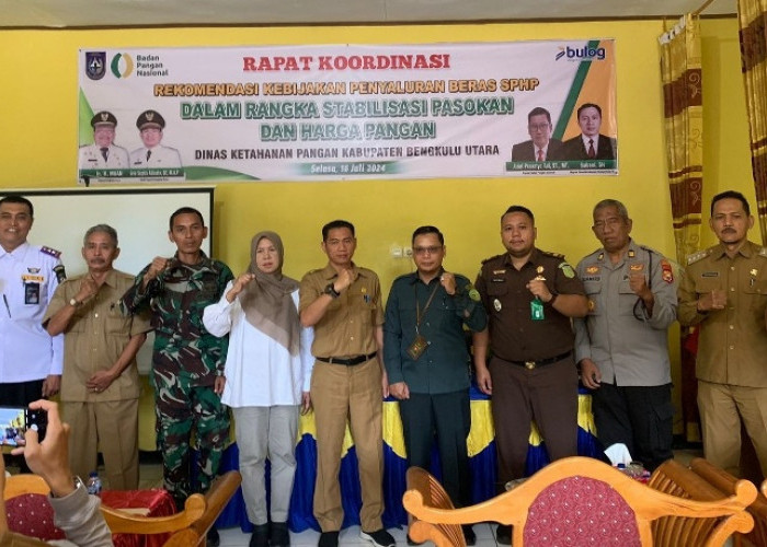  Bengkulu Utara Gelar Rakor Bersama Bulog,   Demi Stabilitas Harga Pangan