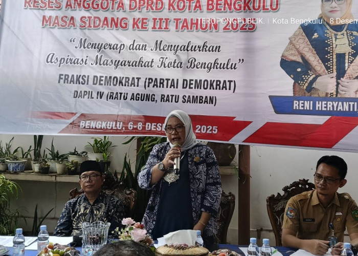 Reses Reni Heryanti, Soroti Status Tower, Drainase, Jalan & Penerangan