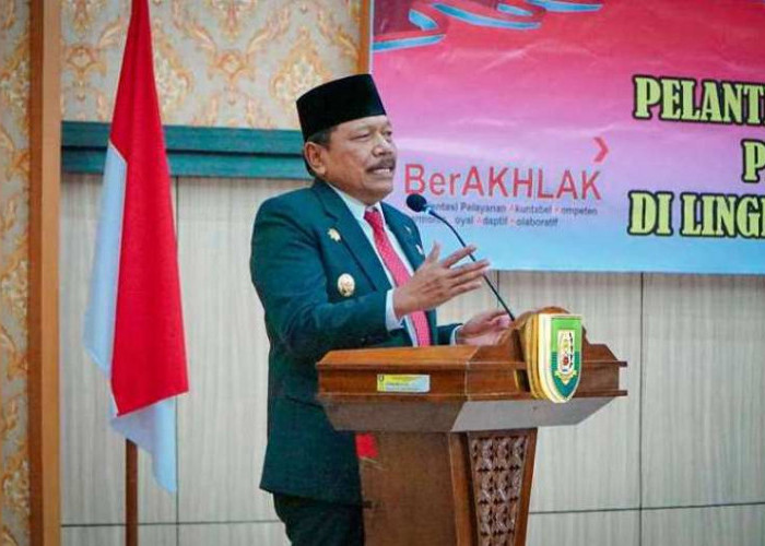 Tiga Pejabat Eselon II Dilantik, Wagub  Minta Percepatan Kinerja