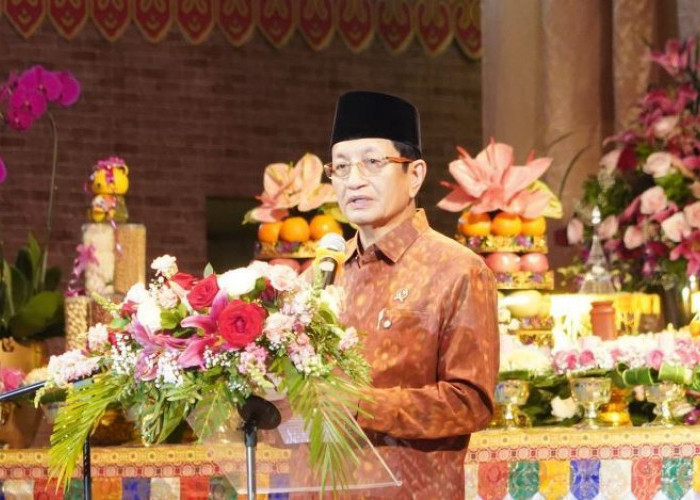 Menteri Agama Ajak Umat Buddha Memperkuat Komitmen Menebar Kebajikan