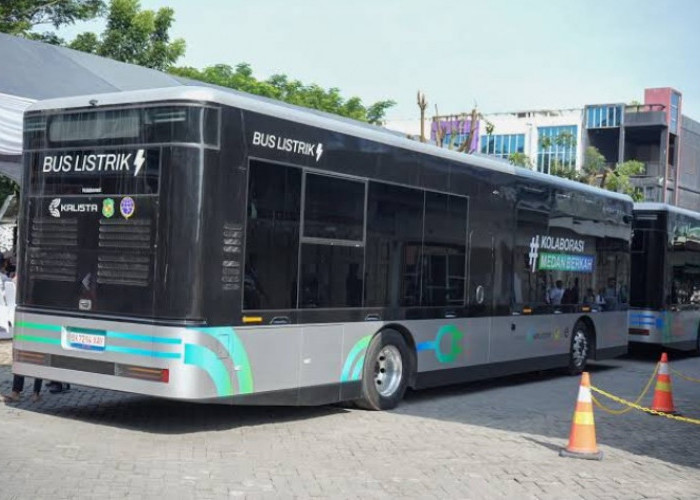 Masih GRATIS! Berikut Jadwal dan Rute Bus Listrik Kota Medan